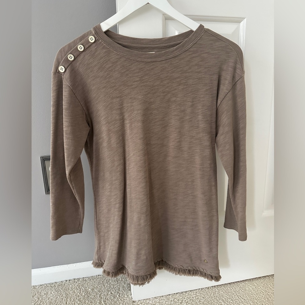 Spartina 449 Taupe Knit Top